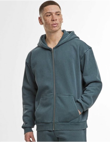 BUI-BY295-Vintage Heavy Zip Hoodie